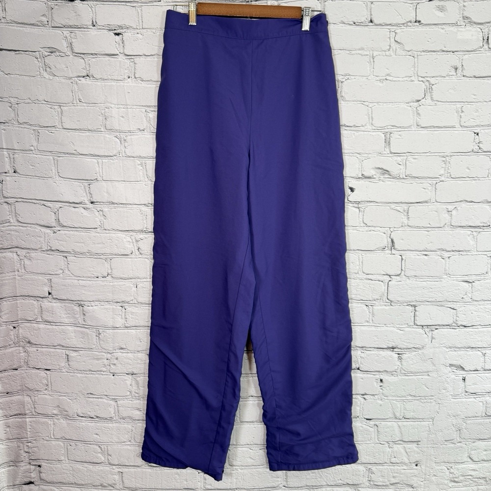 Vintage Forrester's Outerwear Pants Womens L Purple Gore-Tex Golf Rain Ankle Zip